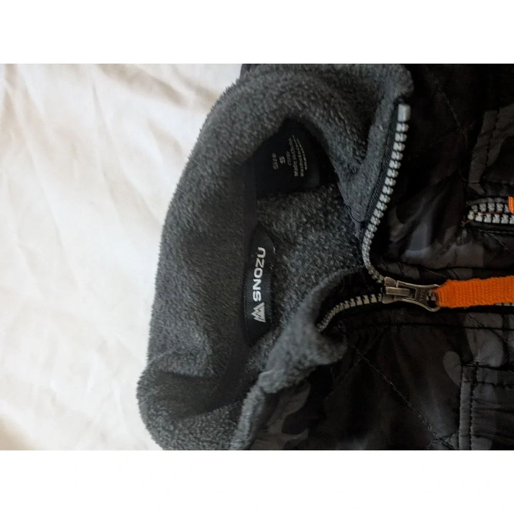 Snozu Youth Small Gray/Camp Full Zip Fleece‎ Jacket